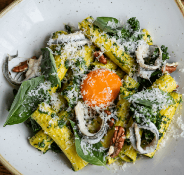 GRR GRBG MAYFAIR FEBRUARY 2024 FOOD KALE PESTO PASTA SPRING MENU4 pgiliu260624.mobile