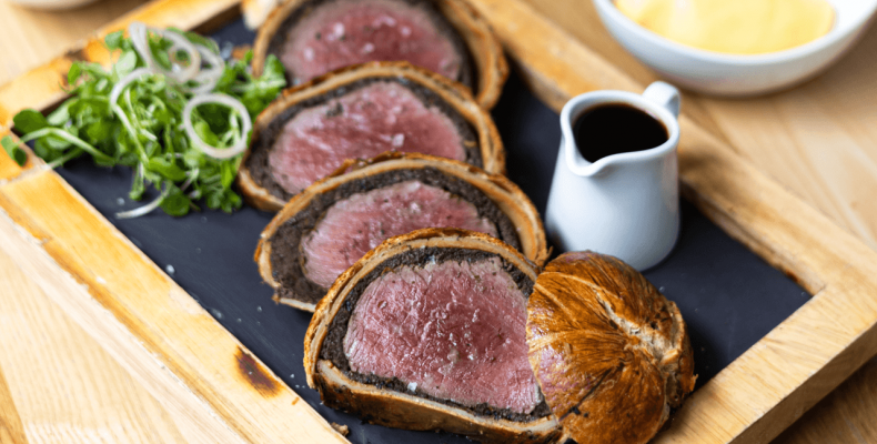GRR BSK ST PAULS SEPTEMBER 2023 FOOD BEEF WELLINGTON4 nzs7vp.180724KR