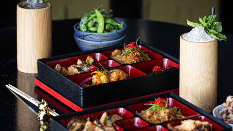 GRR LC MANCHESTER SEPTEMBER 2025 FOOD BENTO BOX 13 GOING ON 30 PRE THEATRE SET7 ji17sr